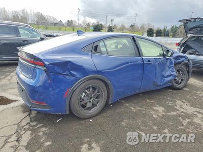 Trzecie zdjęcie samochodu z tyłu: 2023 TOYOTA PRIUS LE VIN:JTDACAAU6P3003030 - miniatura