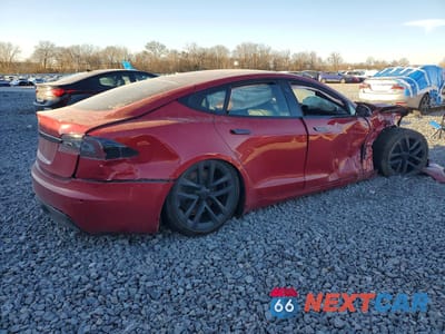 Trzecie zdjęcie samochodu z tyłu: 2021 TESLA MODEL S VIN:5YJSA1E53MF436221 - miniatura