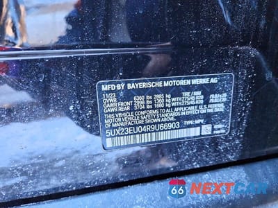 Zdjęcie 14 z 14 samochodu: 2024 BMW X5 XDRIVE40I VIN:5UX23EU04R9U66903 - miniatura