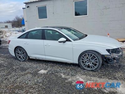 Czwarte zdjęcie samochodu z boku: 2022 AUDI A6 PREMIUM PLUS VIN:WAUL2BF2XNN019500 - miniatura