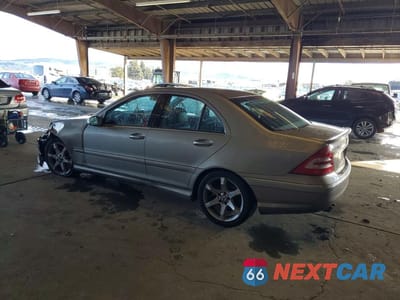Drugie zdjęcie samochodu z przodu: 2007 MERCEDES-BENZ C 230 VIN:WDBRF52H67A951800 - miniatura