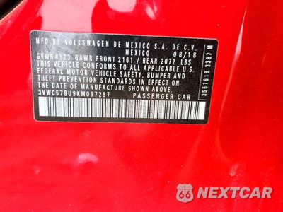 Zdjęcie 13 z 14 samochodu: 2019 VOLKSWAGEN JETTA S VIN:3VWC57BU9KM097297 - miniatura
