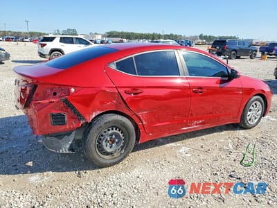 Trzecie zdjęcie samochodu z tyłu: 2019 HYUNDAI ELANTRA SE VIN:KMHD74LF2KU816574 - miniatura