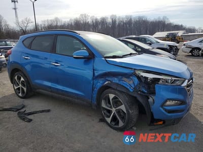 Czwarte zdjęcie samochodu z boku: 2016 HYUNDAI TUCSON LIMITED VIN:KM8J3CA24GU159924 - miniatura