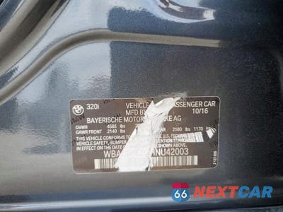 Zdjęcie 12 z 12 samochodu: 2017 BMW 320 XI VIN:WBA8E5G52HNU42003 - miniatura