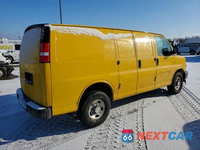 Trzecie zdjęcie samochodu z tyłu: 2021 CHEVROLET EXPRESS 2500 CARGO DELIVERY VAN VIN:1GCWGAFP3M1167307 - miniatura