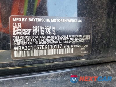 Zdjęcie 13 z 13 samochodu: 2014 BMW 328 I SULEV VIN:WBA3C1C57EK110117 - miniatura