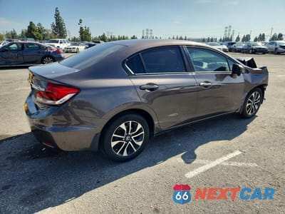 Trzecie zdjęcie samochodu z tyłu: 2015 HONDA CIVIC EX VIN:19XFB2F8XFE254411 - miniatura