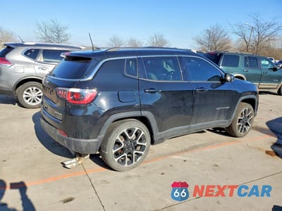 Trzecie zdjęcie samochodu z tyłu: 2019 JEEP COMPASS LIMITED VIN:3C4NJDCB5KT650942 - miniatura
