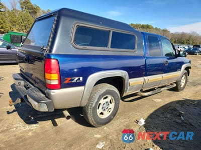 Trzecie zdjęcie samochodu z tyłu: 2002 CHEVROLET SILVERADO K1500 VIN:2GCEK19T421305687 - miniatura