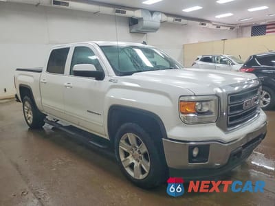 Czwarte zdjęcie samochodu z boku: 2014 GMC SIERRA K1500 SLE VIN:3GTU2UEC2EG453531 - miniatura