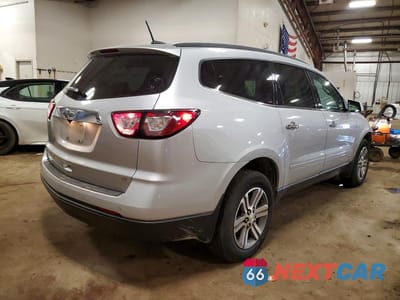 Trzecie zdjęcie samochodu z tyłu: 2017 CHEVROLET TRAVERSE LT VIN:1GNKVGKD8HJ301342 - miniatura