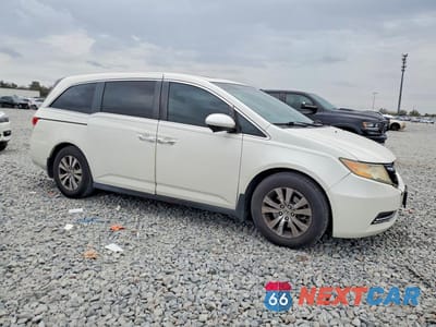 Czwarte zdjęcie samochodu z boku: 2015 HONDA ODYSSEY EXL VIN:5FNRL5H62FB122910 - miniatura