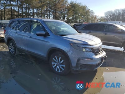 Czwarte zdjęcie samochodu z boku: 2020 HONDA PILOT EXL VIN:5FNYF6H58LB021494 - miniatura
