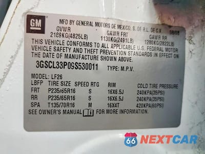Zdjęcie 13 z 13 samochodu: 2009 SATURN VUE XE VIN:3GSCL33P09S530011 - miniatura