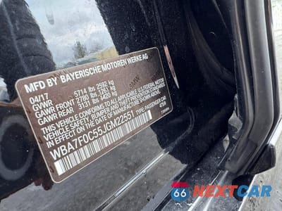 Zdjęcie 10 z 10 samochodu: 2018 BMW 750 I VIN:WBA7F0C55JGM22551 - miniatura