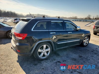 Trzecie zdjęcie samochodu z tyłu: 2011 JEEP GRAND CHEROKEE OVERLAND VIN:1J4RR6GT6BC590460 - miniatura