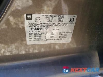 Zdjęcie 12 z 13 samochodu: 2014 GMC SIERRA K1500 SLT VIN:1GTV2VEC3EZ117283 - miniatura