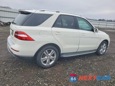 Trzecie zdjęcie samochodu z tyłu: 2012 MERCEDES-BENZ ML 350 4MATIC VIN:4JGDA5HB2CA019712 - miniatura