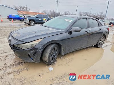 2023 HYUNDAI ELANTRA HYBRID 4D SEDAN BLUE KMHLM4AJ3PU039406 - główne zdjęcie licytacji z USA - miniatura