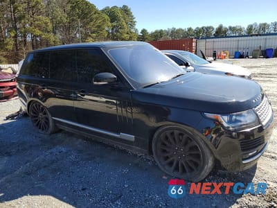 Czwarte zdjęcie samochodu z boku: 2016 LAND ROVER RANGE ROVER SUPERCHARGED VIN:SALGS2EF7GA273502 - miniatura