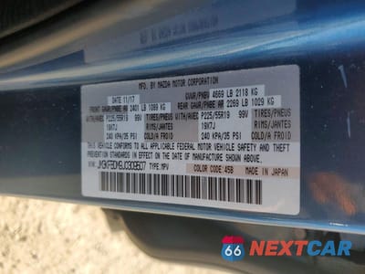 Zdjęcie 13 z 13 samochodu: 2018 MAZDA CX-5 GRAND TOURING VIN:JM3KFBDM9J0309507 - miniatura