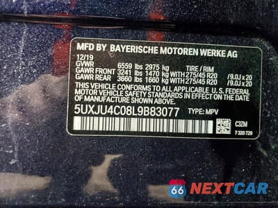 Zdjęcie 13 z 13 samochodu: 2020 BMW X5 M50I VIN:5UXJU4C08L9B83077 - miniatura
