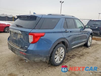 Trzecie zdjęcie samochodu z tyłu: 2020 FORD EXPLORER LIMITED VIN:1FMSK8FH5LGA52004 - miniatura