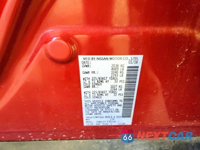Zdjęcie 13 z 13 samochodu: 2016 NISSAN ROGUE S VIN:5N1AT2MT6GC801130 - miniatura