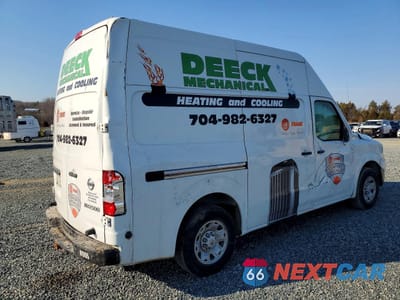 Trzecie zdjęcie samochodu z tyłu: 2019 NISSAN NV 2500 DELIVERY VAN VIN:1N6AF0LYXKN811327 - miniatura