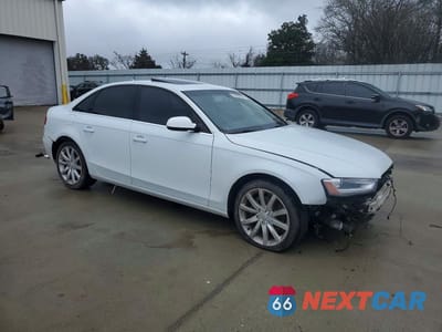 Czwarte zdjęcie samochodu z boku: 2013 AUDI A4 VIN:WAUFFAFL3DN039199 - miniatura