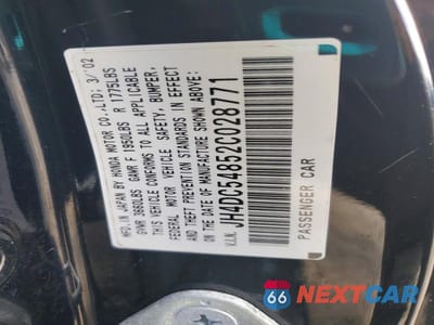 Zdjęcie 12 z 12 samochodu: 2002 ACURA RSX VIN:JH4DC54852C028771 - miniatura