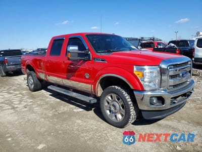 Czwarte zdjęcie samochodu z boku: 2012 FORD F350 SUPER DUTY VIN:1FT8W3BT2CEA56801 - miniatura