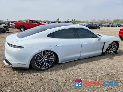 Trzecie zdjęcie samochodu z tyłu: 2020 PORSCHE TAYCAN TURBO VIN:WP0AC2Y12LSA71555 - miniatura
