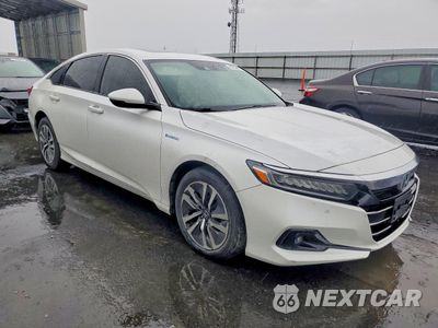 Czwarte zdjęcie samochodu z boku: 2022 HONDA ACCORD HYBRID EXL VIN:1HGCV3F59NA007521 - miniatura