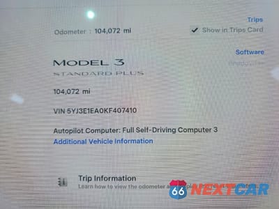 Zdjęcie 9 z 13 samochodu: 2019 TESLA MODEL 3 VIN:5YJ3E1EA0KF407410 - miniatura