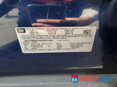 Zdjęcie 12 z 12 samochodu: 2010 CADILLAC SRX VIN:3GYFNGEY5AS587349 - miniatura