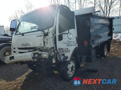 Drugie zdjęcie samochodu z przodu: 2022 ISUZU NRR DUMP TRUCK VIN:54DE5W1L4NSR00491 - miniatura