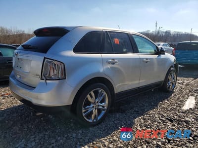 Trzecie zdjęcie samochodu z tyłu: 2013 FORD EDGE SEL VIN:2FMDK3J92DBC77470 - miniatura