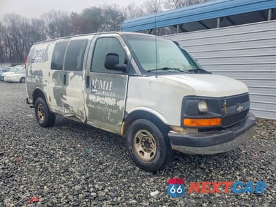 Czwarte zdjęcie samochodu z boku: 2007 CHEVROLET EXPRESS 2500 DELIVERY VAN VIN:1GCGG25V071159003 - miniatura