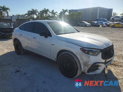 Czwarte zdjęcie samochodu z boku: 2024 MERCEDES-BENZ GLC COUPE 43 4MATIC AMG VIN:W1NKJ8HB9RF220329 - miniatura
