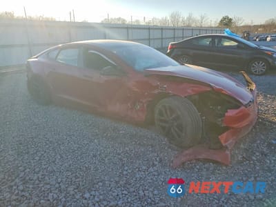 Czwarte zdjęcie samochodu z boku: 2021 TESLA MODEL S VIN:5YJSA1E53MF436221 - miniatura