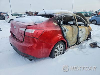 Trzecie zdjęcie samochodu z tyłu: 2014 KIA RIO LX VIN:KNADM4A3XE6374929 - miniatura