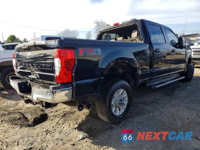 Trzecie zdjęcie samochodu z tyłu: 2021 FORD F250 SUPER DUTY VIN:1FT7W2BT1MEC19901 - miniatura