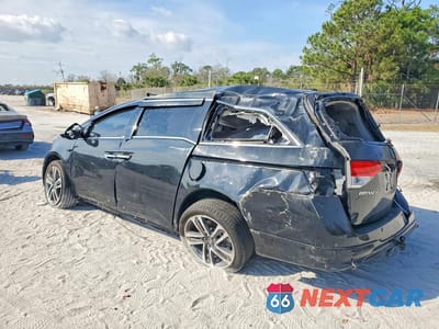 Drugie zdjęcie samochodu z przodu: 2014 HONDA ODYSSEY TOURING VIN:5FNRL5H93EB041066 - miniatura