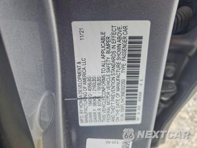 Zdjęcie 12 z 12 samochodu: 2022 HONDA CIVIC EXL VIN:19XFL1H73NE002350 - miniatura