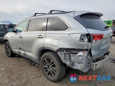 Drugie zdjęcie samochodu z przodu: 2019 TOYOTA HIGHLANDER SE VIN:5TDKZRFH7KS567953 - miniatura