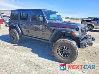 Czwarte zdjęcie samochodu z boku: 2024 JEEP WRANGLER RUBICON VIN:1C4RJXFG2RW151496 - miniatura