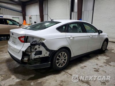 Trzecie zdjęcie samochodu z tyłu: 2015 FORD FUSION S VIN:3FA6P0G77FR136956 - miniatura