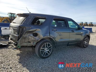 Trzecie zdjęcie samochodu z tyłu: 2018 FORD EXPLORER SPORT VIN:1FM5K8GT2JGA14064 - miniatura